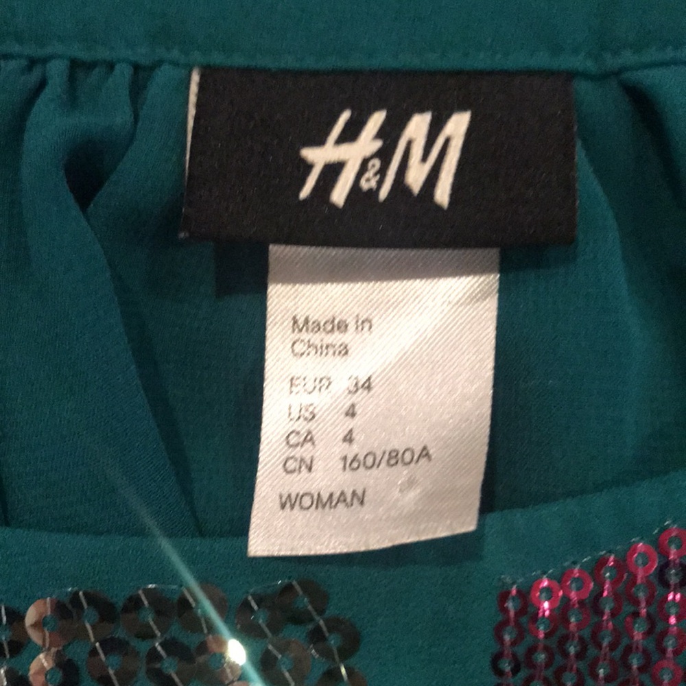 Vintage H&M Green Dress - Picture 2 of 3